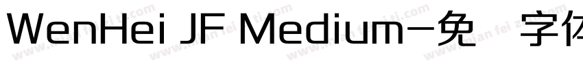 WenHei JF Medium字体转换